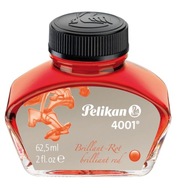 Atrament do plniaceho pera Pelikan 62,5 ml červený