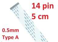 Flex páska FPC FFC VW-1 AWM 20624 80C 60V 5cm 14Pi