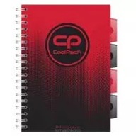 CoolPack zberateľský notebook B5 Gradient Cranberry