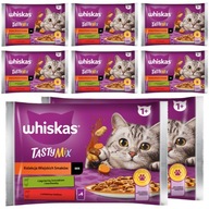 WHISKAS DOSPELÝ CHUTNÝ MIEŠ VLHČENÉ JEDLO V Omáčke 32x85g