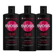 Syoss Color šampón na farbené vlasy 3x 440ml