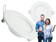 Halogénová lampa LED svetlo 6W pre stropný závesný panel v teplých farbách