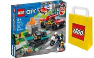 LEGO CITY 60319 Operácia hasičov a policajná honička