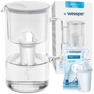 Filtračná kanvica GLASS vodný filter Wessper 2,5l