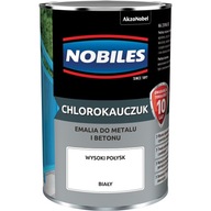 Nobiles Smaltovaná chlórkaučukom na kov a betón, biela 0,9L