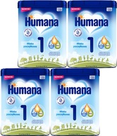 HUMANA 1 HMO dojčenské MLIEKO OD NARODENIA 4x750g