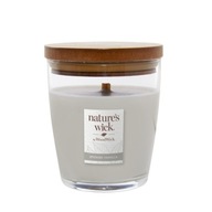 Voňavá sviečka Woodwick Nature's Wick Medium Smoked Vanilka na darček