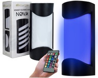 VONKAJŠIA NÁSTENNÁ LAMPA ČIERNA LED RGB + DIAĽKOVÉ OVLÁDANIE