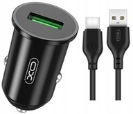 Nabíjačka do auta USB QC 3.0 s káblom USB-C