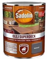 SADOLIN SUPERDECK - terasový olej, antracit, 5l