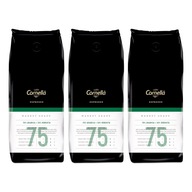 3x zrnková káva CORNELLA Espresso 75 M Grade 1kg