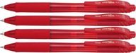 Gélové pero PENTEL ENERGEL BL-107 červené x4