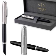 Plniace pero Parker 51 Black CT (F), súprava s elegantným čiernym puzdrom