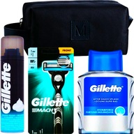 PÁNSKY KOZMETICKÝ SET Gillette MACH3 KOZMETICKÁ TAŠKA PO HOLENÍ PENA PO HOLENÍ