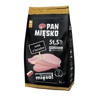 Pan Meat Morčacie s Bažantom krmivo pre psov 3kg