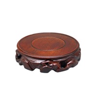 Roots Wood Carving Pot Saucer Indoor