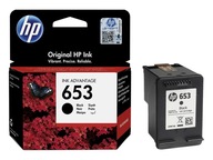 HP 653 DeskJet Plus ATRAMENT 6075 6475 3YM75AE ČIERNA