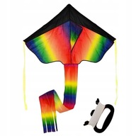 Kite pre deti s vlascom 108x208cm Rainbow