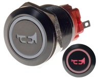 TLAČIDLO PROTI VANDALU 19mm HORN 12V 3A C