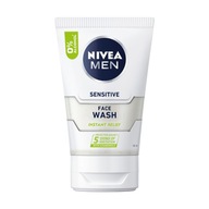 NIVEA Men Sensitive gél na umývanie tváre pre mužov 100 ml