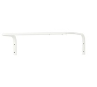 IKEA MULIG Vešiaková tyč, biela, 60-90 cm