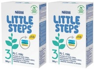 2x Nestlé LITTLE STEPS 3 ďalšie mlieko 500g