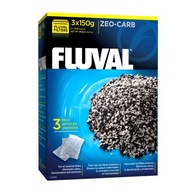 Fluval Zeo-Carb 450g amónne stelivo, uhlík 3x150g