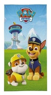 Detská osuška 70x140 Paw Patrol zelená modrá bavlna PP 05 BT