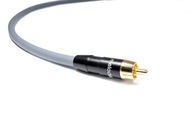 RCA kábel pre subwoofer Melodika MDSW40G-4m od Polski Gunmetal