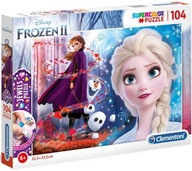 Puzzle 104 dielikov.Frozen 2 s dekoráciami 20164