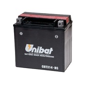 Unibat CBTX14-BS, batéria YTX14-BS, 12AH, 200A