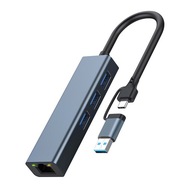 HUB SIEŤOVEJ KARTY USB 3.0 GIGABIT LAN 1000 Mb RJ45