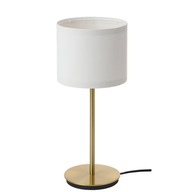 IKEA RINGSTA SKAFTET Stolová lampa, biela mosadz