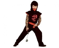 Kostým NINJA loptička bojovníka ČERVENÝ DRAK 120/130cm