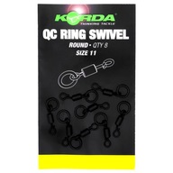 Obratlíky Korda Quick Change Swivel Loop Fitting veľkosť 11