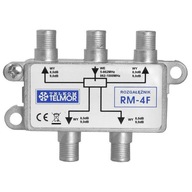 DVB-T2 FM ANTENNA SPLITTER 4 VÝSTUPY