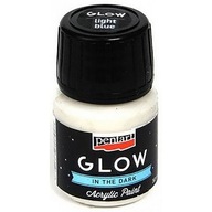 Farba Glow in dark - svetlo modrá, 30 ml