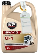 K2 TEXAR CI-4 DIESEL 15W40 - 5L