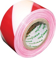 Jednostranná výstražná páska, biela a červená