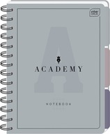 ACADEMY notebook A4 100 GRID obal. PLAST 90g