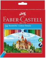 Ceruzkové pastelky 24 farieb Faber Castell