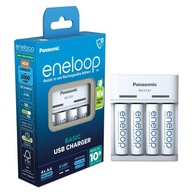 Panasonic Basic USB + 4x AA nabíjačka Eneloop 2000 mAh