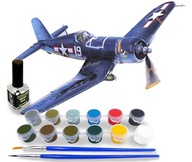 Model F-4U-1A Corsair Paints Lepidlo Štetce