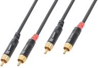 Audio kábel 2x RCA samec - 2 x RCA samec 6,0m