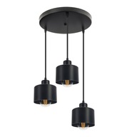 ZÁVESNÁ LAMPA, nastaviteľná, LED stropný LUSTER, KATE LOFT, 3x E27