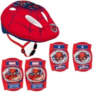 4x CHRÁNIČE NA DETSKÚ BICYKLOVÚ PRILBU SPIDERMAN