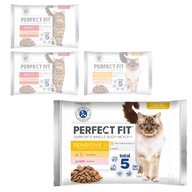 Perfektné fit pre dospelých citlivé 1+ mokré jedlo pre mačku 16x85g zmes v omáčke