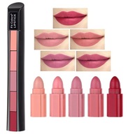 Rúž Matný rúž 5v1 Fit Colours Lipstick 5 farieb sada 2 ks