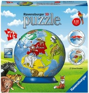 3D puzzle 72 Detská zemeguľa