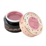 Nails Company Glamour Pink gél stredne hustý 15g s čiastočkami